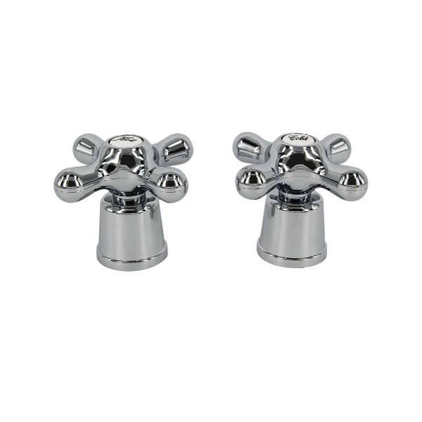 Фото Комплект маховиков пласт. крест. 7х7 квадрат. длин. кросс (2690) (пара), mp-у