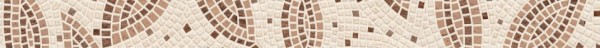 

бордюр travertine mosaic коричневый 3*40 (56шт)
