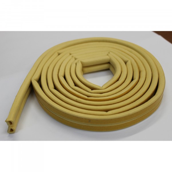 Фото Уплотнитель profitrast d-профиль (9*8мм) бежевый 6м