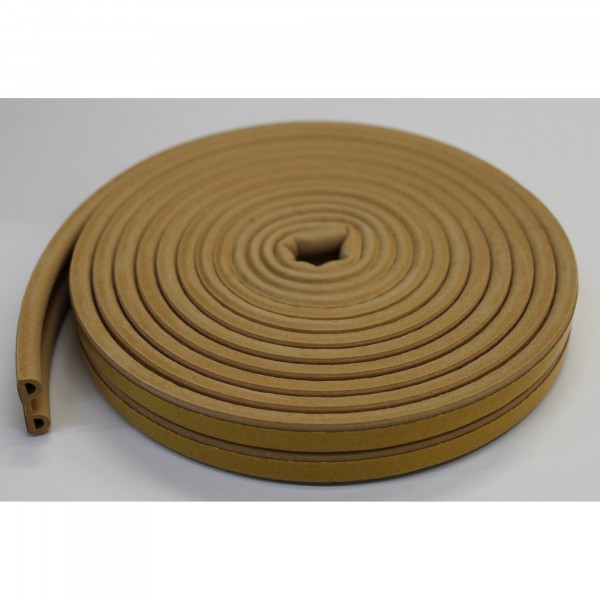 Фото Уплотнитель profitrast p-профиль (9*5.5мм) бежевый 6м