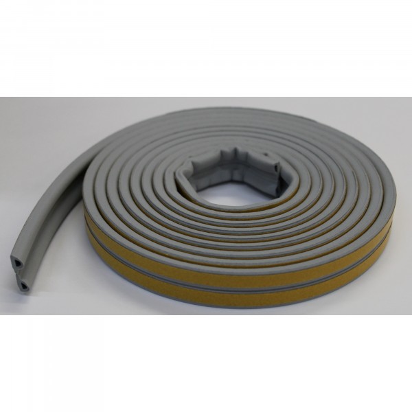 Фото Уплотнитель profitrast p-профиль(9*5.5мм) серый 6м