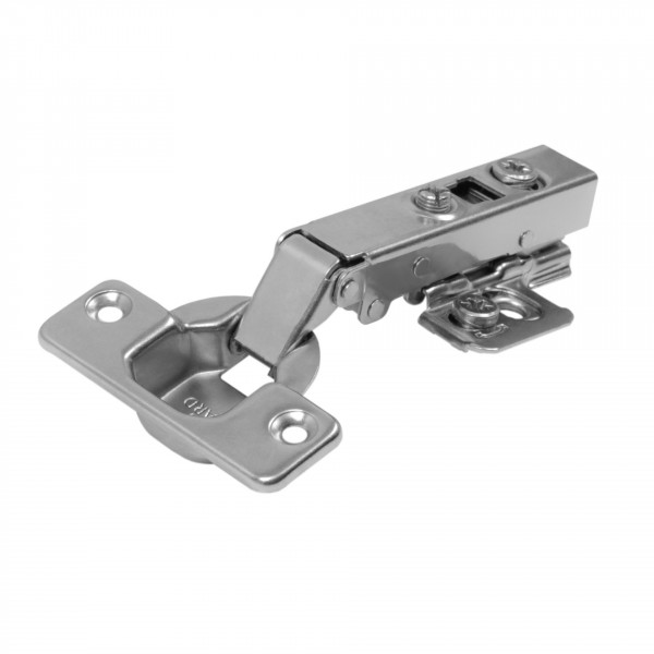 Фото Петля четырехшарнирная с доводчиком, накладная петли мебельные локри накладные м301-full