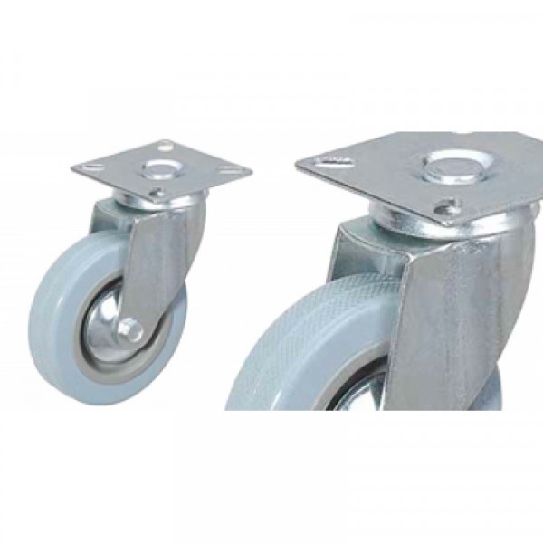 Фото Опора аппаратная поворотная d-75 мм, серая резина, подшипник.арт. scg93