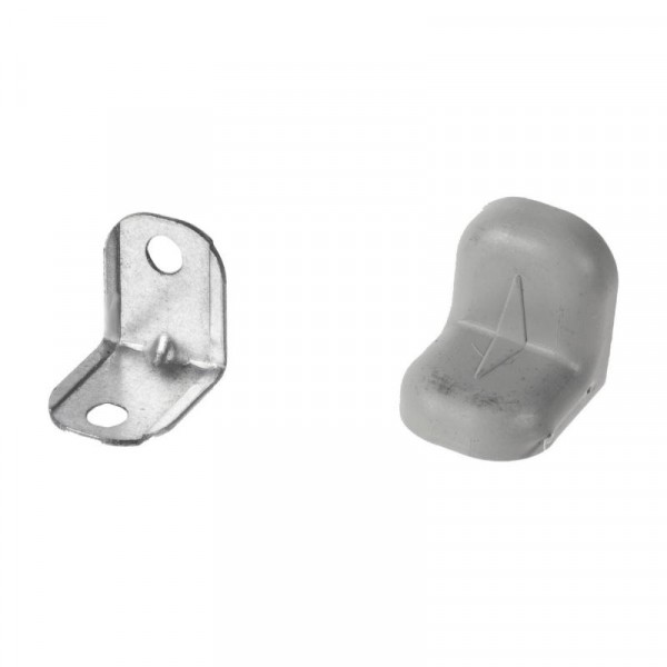 Фото Уголок крепежный 25х25 серый (4 шт.)