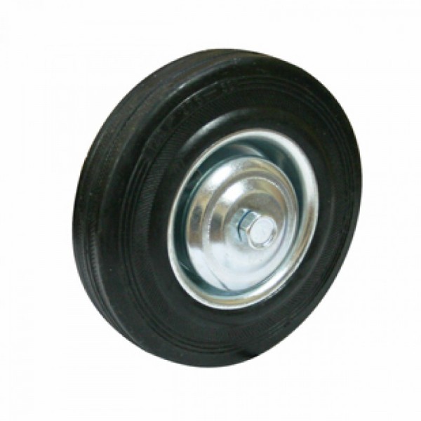 Фото Колесо без опоры d-75мм, резина черная. арт. с92