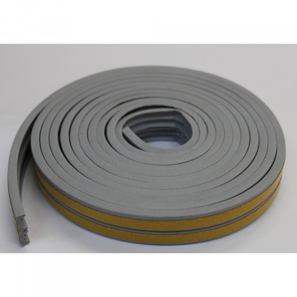 Фото Уплотнитель profitrast e-профиль (9*4мм) серый 6м