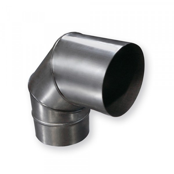Фото Колено-сэндвич d150/220 90° нерж. b- 0,5мм/оцинкованный 38810