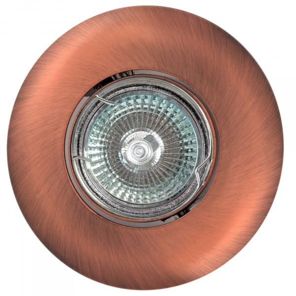 Фото Светильник точечный de fran ft 139ak красное античное золото