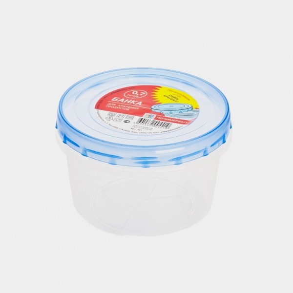 Фото Банка для сыпучих продуктов 0.7л с закру