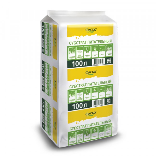 Фото Грунт субстрат универсальный питательный фаско прессованный 100л