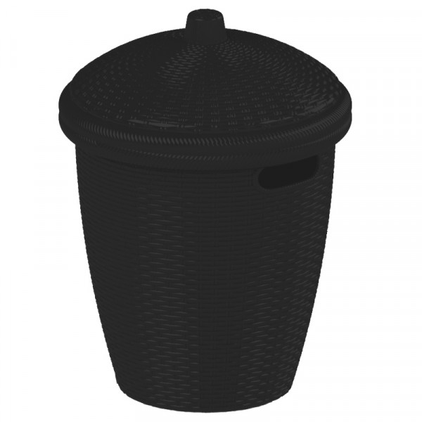

корзина круглая nature 30л венге/кофейный/слоновая кость bq1204внг/bq1204кф/bq1204слк