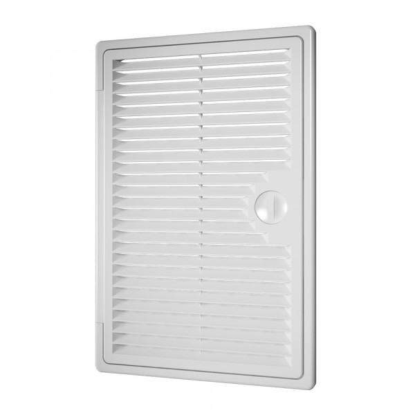 Фото Люк-дверца 200*300мм пластик, вентилир., с ручкой-задвижкой, 2030дф, era