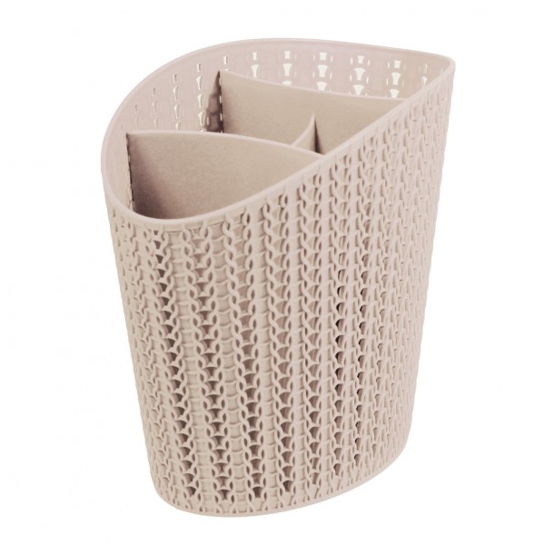 Фото Сушилка для столовых приборов вязание белый ротанг м 1166