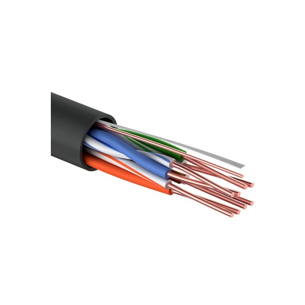 

кабель utp 4pr 24awg cca cat5e, наружный, 25м proconnect