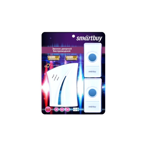 Звонок дверной беспроводной с цифр. код., ip44, две кнопки один динамик sbe-12-dp4-32