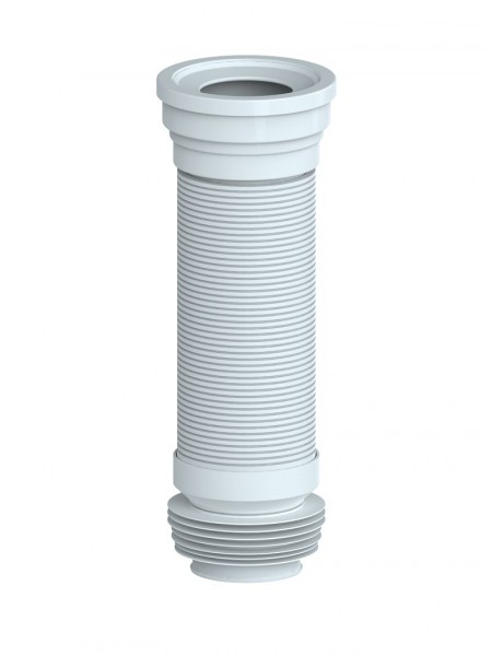 Фото Слив тонкостенный армированный (гофра для унитаза армированная) 350 мм unicorn t350