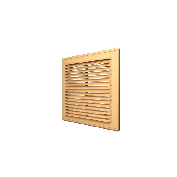 Фото Решетка вентиляционная вытяжная абс 150*150, беж. 1515р беж эра
