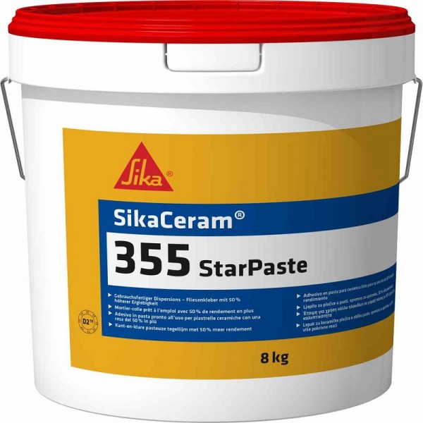 клей плиточный дисперсионный sika ceram-355 starpaste, 8 кг от АКСОН