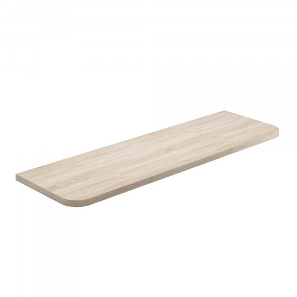 Фото Полка с закруглением 800х250х16 (дуб сонома)