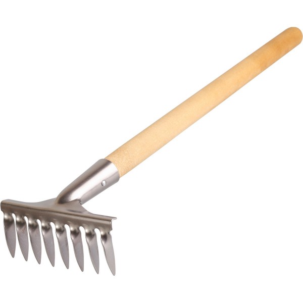 Фото Грабли 8-ми зубые титановые с чер 60х160, длина 540мм brigadier 87040