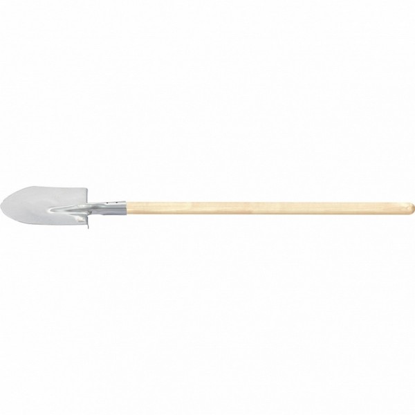 Лопата штыковая 300х210мм, нерж.сталь,с черенком  сибртех 61467