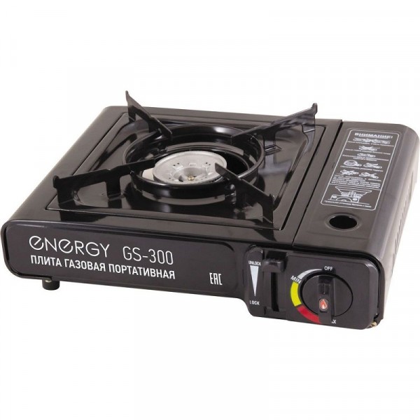 Плита газовая портативная energy gs-300 /кейс/