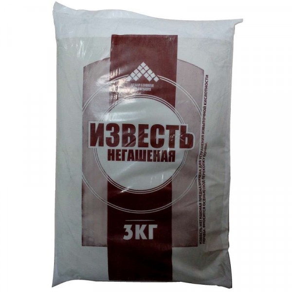 Фото Известь негашеная 3кг