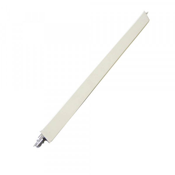 Фото Т-профиль 24 мм эконом белый матовый длина 0,6 м.