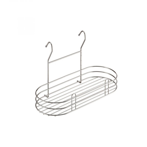 Фото Полка овальная 400*185*250мм хром le-560