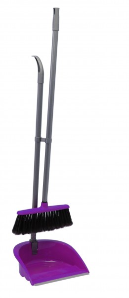Фото Набор для уборки помещений ленивка люкс (складная) фиолетовый