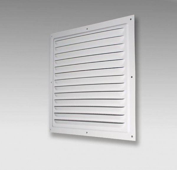 Фото Решетка вентиляционная 125*125мм, стальная, с сеткой эра 1212мэ