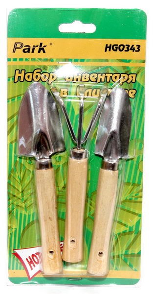 Фото Набор инвентаря для комнатных растений park hg0343 /совок 2шт, рыхлитель/