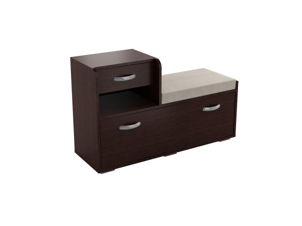 тумба для обуви так-21 (1,0*0,334*0,606) венге темный