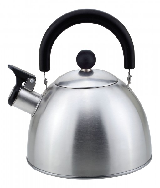 Фото Чайник 2,5л mallony нжс со свистком, матовый mal-039-mp