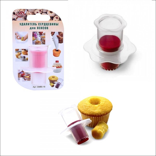 Фото Удалитель сердцевины для кексов 6*2,3см
