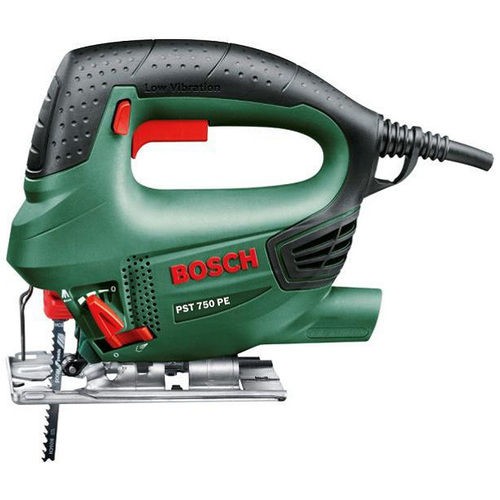 

лобзик bosch pst 750 pe 530вт, 500-3100 ход/мин, гл.рез 75мм, 2кг. кейс 06033a0520