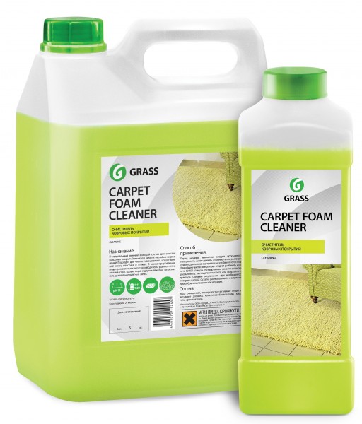 

очиститель ковровых покрытий carpet foam cleaner 1л