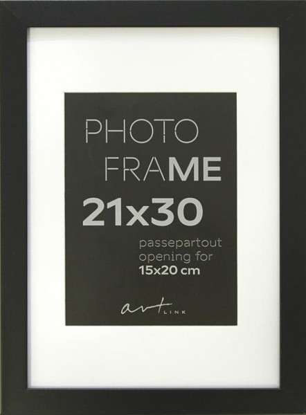 Фото Фоторамка gloria black 21х30 37321