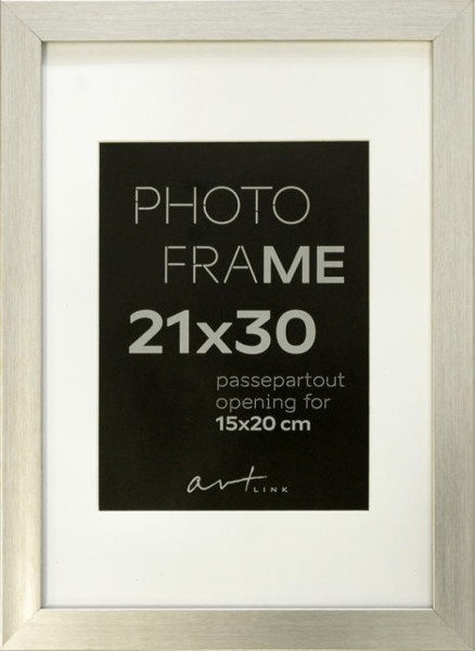 Фото Фоторамка gloria silver 21х30 37339