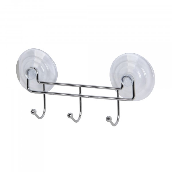 Фото Вешалка с 3-мя крючками на 2 присосках corsa