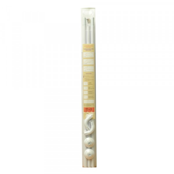 Фото Карниз алюминевый универсальный, белый