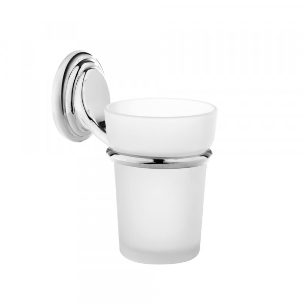 Фото Стакан для ванной стеклянный noval, fora (фора)