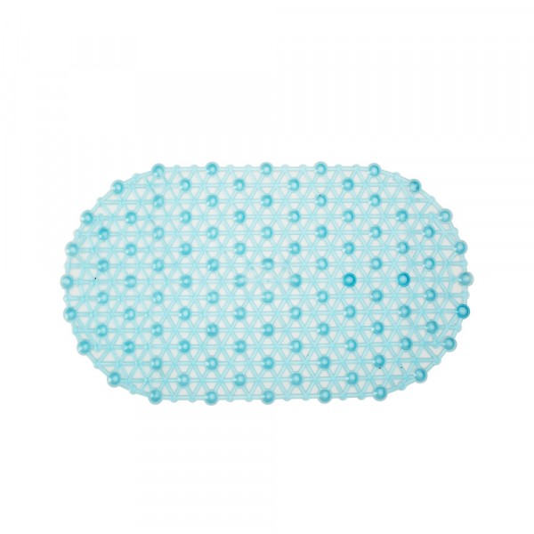 Фото Spa-коврик паутинка 66*37см, голубой
