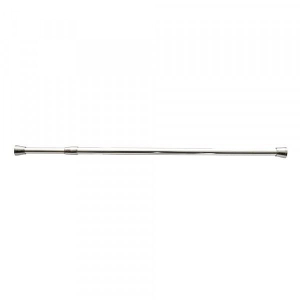 Фото Карниз для ванной алюминиевый хром 70-120см