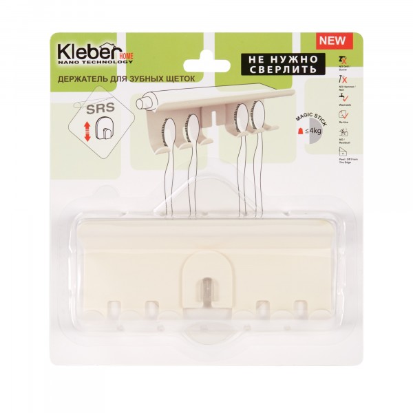 Фото Держатель для зубных щеток kleber home