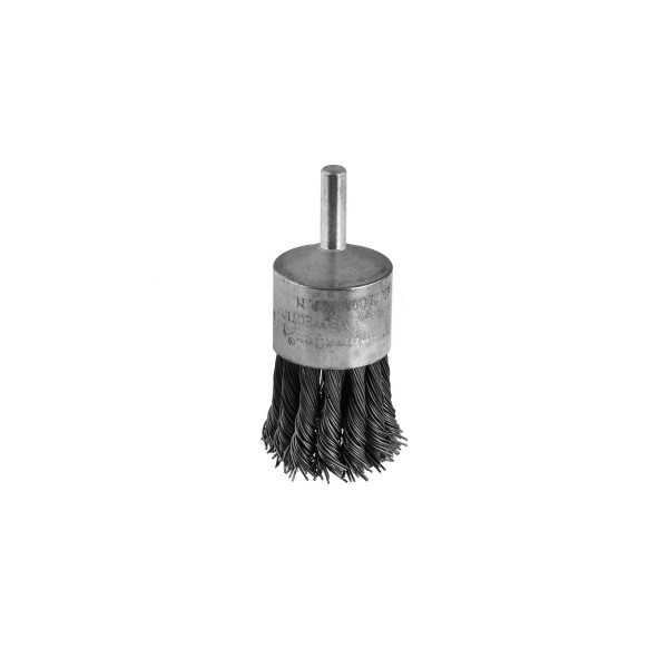 

щетка для дрели чашка 28мм d6 стальная из витой проволоки, hammer flex 207-211