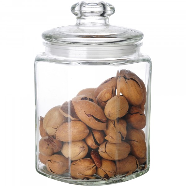 Фото Банка 1,5л для сыпучих продуктов mallony с крышкой стекло lattina  003603