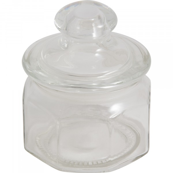 Фото Банка 300мл для сыпучих продуктов lattina mallony с фигурной стклянной крышкой 004467