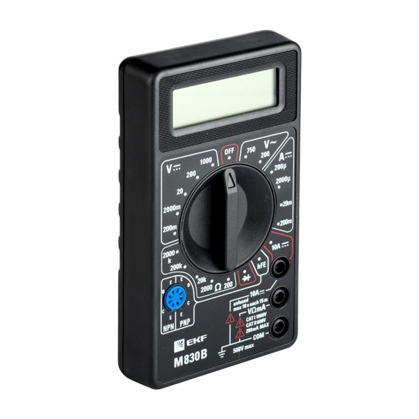 Фото Мультиметр цифровой m830b ekf master