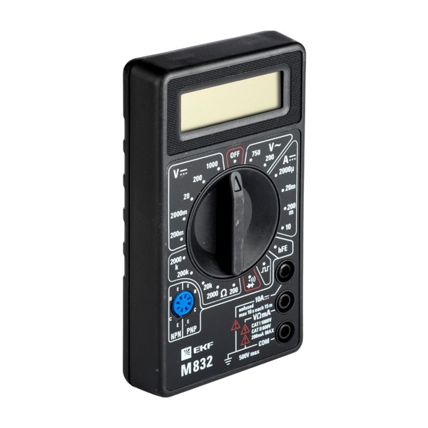 Мультиметр цифровой m832 ekf master